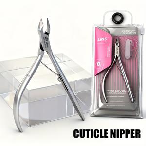 TEMU 1개입 큐티클 니퍼, 매니큐어용으로 설계되었으며, 날카로운 날이 있는 스테인리스 스틸 재질. 은색의 인체공학적 디자인의 핸들로, 죽은 피부 및 핑거나일을 제거하는 데 이상적이며, 필수적인 네일 케어 도구입니다.