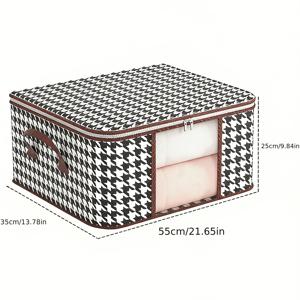 TEMU 가정용 의류 보관 상자 5개 세트, 접이식 옷장 이불 정리함, 이사, 여행, 캠핑용 수납 가방