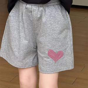 TEMU 2026년 신상 여아 반바지 여름 중대형 패션 여아 여름 바지, 야외용