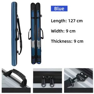 TEMU 튼튼한 낚싯대 케이스 - 가볍고 다용도 낚싯대 튜브 가방, 향상된 보호 기능 & 간편한 세척, 야외 낚시용 휴대용 낚시 장비 캐리어