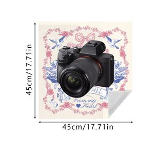 TEMU 1개, [자착식 매직 랩핑 천] 프랑스 로맨틱 카피드 하트 덩굴 패턴 자착식 메이크업 가방, 사계절용 부드럽고 초대형 범용 랩핑 천, 고양이 스크래치 방지 및 재사용 가능, 세탁 가능 및 내구성 좋은 고양이 침대 담요