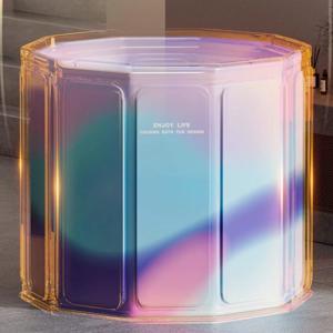 TEMU 욕실 액세서리, 휴대용 대형 접이식 욕조 - 성인용 인플레이터블 스파 및 온수 욕조, 소형 공간용 컴팩트 샤워 및 담금탕, 전기 불필요, 가족용 욕실, 야외 목욕 솔루션