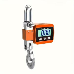 TEMU LCD 백라이트가 있는 헤비듀티 1102.31LB 디지털 크레인 스케일 - 휴대용, 정밀 계량을 위한 산업용 후크 스케일, 배터리 미포함