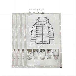 TEMU 옷걸이형 진공 압축팩 2개 세트 중형+대형 패딩 이불 의류 보관 이사용 공간절약형 압축 옷걸이백,다운재킷 및 의류 보관용 압축 수납백, 옷장 정리함 및 수납 용품, 행거형 진공 스토리지 백, 재사용 가능, 진공 밀봉, 수트/원피스/자켓용, 옷장 정리함, 이사용 보관 백