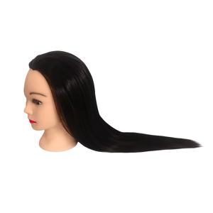 TEMU 인조모 가발 포함 여성용 마네킹 머리 - 헤어스타일링 교육, 땋기 연습용 한국 스타일 & 미용실, 이발학교, 미용 연습, 땋기 시범용 메이크업 마네킹