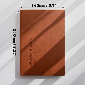 TEMU A5 격자 노트, 학교, 사무실 및 회의 노트용 여행 저널, 80GSM 용지에 264 칸막이 페이지 포함, 2026/27년 정기 회의록에 적합