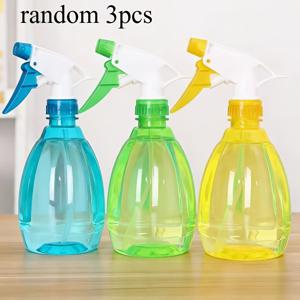 TEMU 3개 500ml 스프레이 병 원예 도구 사탕색 손압력 스프레이 병 500ml 플라스틱 스프레이 플라스틱 병