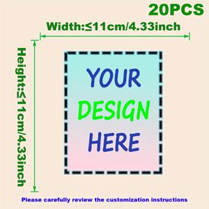 TEMU 20팩 다림질 패치 - 스웨트셔츠, 베개, 청바지, 캔버스 가방, 티셔츠, 맞춤 의류, 백팩, DIY 티셔츠용 열전달 스티커