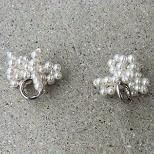 TEMU 1 세트 패션 한국 스타일 인조 비즈 신발 끈, 플라스틱 스포츠 운동화 액세서리, 간단한 흰색 신발 장식 세트