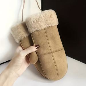TEMU 겨울용 터치스크린 스키 장갑 - 고품질 방풍, 따뜻한 핑거리스 디자인, 스노보드 및 아웃도어 스포츠용, 겨울, 가을용