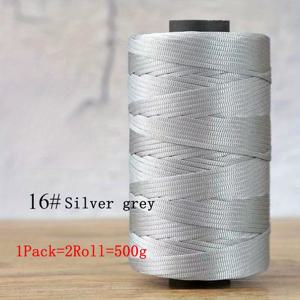 TEMU 500G/ 2롤 납작 리본 실 뜨개질 손뜨개 실 쿠션 신발 봄 여름 햇빛 가리개 후크 가방 실