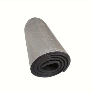 TEMU 포일이 있는 자가 점착식 고밀도 단열 및 방음 고무 폼 1롤: 소음 감소, 단열 및 녹 방지용, 지붕, 침실, 자동차 및 상업용으로 적합