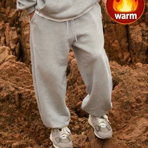 TEMU [Zhi Yu'S OBM] 2025년 신상 남성 브러시드 플리스 조거 팬츠, 패셔너블하고 트렌디한 디자인, 다양한 색상 및 스타일, 데일리 레저 및 외출에 적합