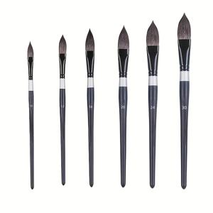 TEMU 고양이 혀 아트 브러쉬 6개 세트 | 크리스마스, 생일, 어머니의 날, 발렌타인데이를 위한 완벽한 선물 | 예술가를 위한 필수 수채화 및 아크릴 브러쉬 | 섬세한 터치와 넓은 획을 위한 합성 인체공학적 그립 | 초보자와 전문가를 위한 최고의 선물