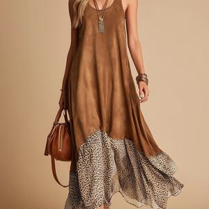 TEMU NS702 여성 봄 여름 의류 레트로 여성 드레스