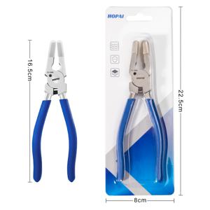 TEMU 8인치 클램핑 플라이어, 건담 모델 프레임 조립, 관절 누름, 소형 부품 폴리싱, 수동 유리 잡기용으로 설계됨. 파란색 손잡이 특징.