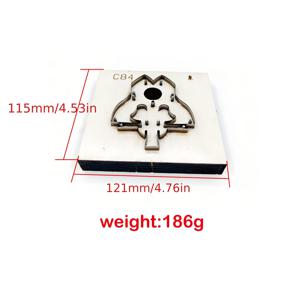 TEMU C84 코끼리 가죽 커팅 다이, 핸드메이드 DIY 키체인 펜던트 몰드, 다중 부품 조립 가죽 공예 커팅 도구
