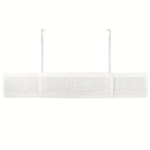 TEMU 고리형 수납식 에어컨 바람 가리개, 드릴링 필요 없음, 간편한 설치, 직접적인 찬바람 유입 효과적으로 방지, 효과적인 바람 차단 제공, 쾌적한 바람 방향 제공, 다양한 벽걸이형 에어컨에 적합