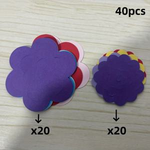 TEMU 40개 오리기리 퀼링 종이 스트립, 수제 종이 장미 꽃 공예 키트, 창의적인 꽃 만들기용 미리 재단된 슬롯형 종이 스트립