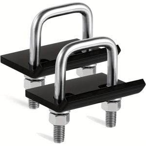 TEMU 헤비듀티 히치 안티워블 키트 - 트럭/SUV/RV용 304 스테인리스 스틸 안정 클램프 | 트레일러 흔들림 및 도로 소음 제거 (듀얼 사이즈 1.25/2 인치)