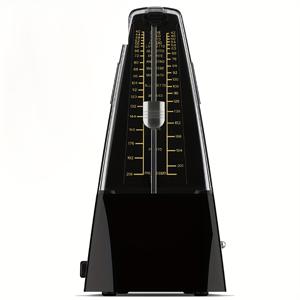 TEMU 세련된 기계식 마에트로놈, 전통 마에트로놈, 피아노 연주 능력 시험에 유용한 독특한 마에트로놈, 기타 및 에르후와 같은 다양한 악기에 적합, 초보자 피스, 템포 및 리듬 훈련에 이상적