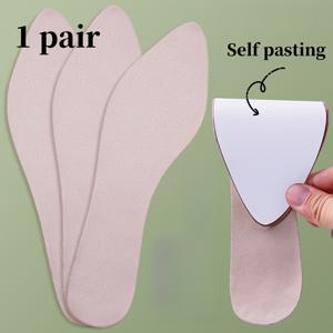 TEMU 높은 굽 미끄럼 방지 인솔, 땀 흡수 및 충격 감소 기능, 자가 접착 라운드 토 슬리퍼 샌들 패드