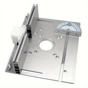 TEMU 알루미늄 라우터 테이블 인서트 플레이트, 65mm 모터용 멀티플 플립 플레이트, 목공용 벤치 트리머 조각기