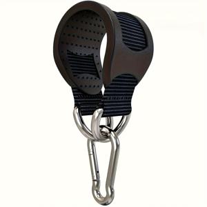 TEMU 1개 고강도 나일론 훈련용 스트랩, 금속 고리 포함 - 헬스장, 복싱, 懸垂運動, 홈짐 장비 - 샌드백, 펀치백, 스윙과 호환 - 근력 운동 및 매달기 운동을 위한 안전한 고정점 - 내구성 좋음