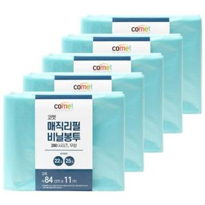 TEMU 280시리즈 매직 리필 무향 비닐봉투 25L 5개