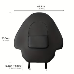 TEMU Tesla Model Y Juniper/Launch 모델에 적합한 1개, 시트 백 보호 커버, 인조 가죽 시트 킥 매트, 뒷좌석 스크래치 방지 패드, 추가 수납 가방 포함, Tesla 범용