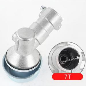 TEMU 2행정 잔디깎이용: 두꺼운 24mm 모어헤드 어댑터 1세트, 4/7/9/10/13톱니 기어박스 기어헤드 포함, 수풀깎이 및 잔디깎이용 교체 공구