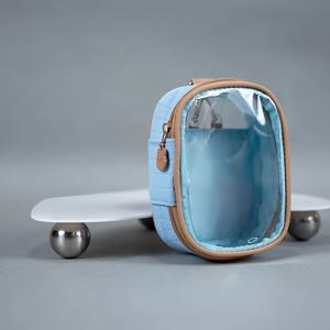 TEMU 레트로 투톤 빈티지 인형 캐리어, 이중 링 손잡이 포함 - 분리형 겸 걸이형 인형 및 소품 수납함, 방진 여행용 정리함, 완벽한 수집용 선물 (다양한 색상, 136cm)