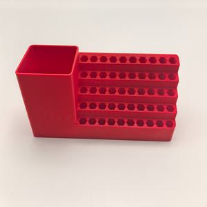 TEMU 6.35mm 1/4인치 육각 비트 드라이버 및 드릴 비트 정리함 | 공구 보관 및 수리 스테이션용 플라스틱 책상 정리함, 걸이형 공구 랙