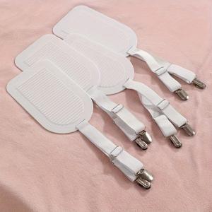 TEMU 매트리스 시트 커버용 매트 고정 핀 4개 세트, 쿨매트 및 소파 쿠션용 미끄럼 방지 및 이동 방지, 미끄럼 방지 버클, 새로운 보이지 않는 클립, 간편한 설치, 모든 매트리스 크기에 적합