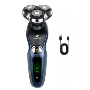 TEMU 남성용 3날 전기 면도기, USB 충전, 헤어 클리퍼, 코털 제거기, 턱수염 칼 등 추가 제품 조합 세트 선택 가능, 한 기계로 다용도, 집에서 자유로운 개인 스타일 연출