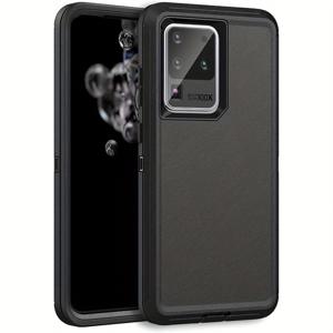 TEMU 갤럭시 S23 S22 울트라 5G S22 S21 S20 플러스용 DefenD 헤비듀티 러그드 터프 아머 충격방지 케이스