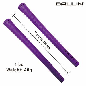 TEMU 1개, BALLIN'골프 그립, 고무 미끄럼 방지 편안한 그립, 아이언 그립, 퍼플