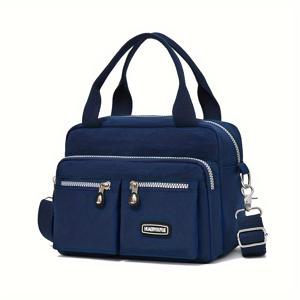 TEMU 여성용 스몰 핸드백, 가벼운 핸드백, 나일론 원단 가방, 숄더 바디 백팩, 소지갑