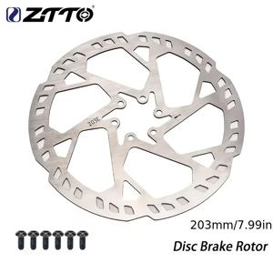 TEMU ZTTO 2.3mm 두꺼운 MTB 전기자전거 디스크 로터 스테인리스 스틸 140mm 160mm 180mm 203mm 220mm 6볼트 허브 마운트 자전거 부품