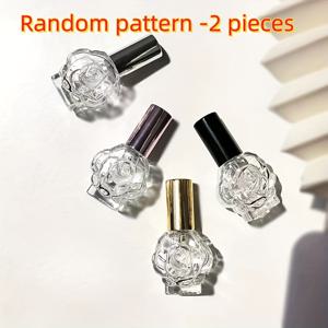 TEMU 2개입 - 15ml 랜덤 색상 유리 스프레이 병, 휴대용 및 리필 가능 향수 분사기, 향수, 토너 및 에센셜 오일 보관용