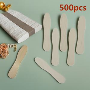 TEMU 고품질 나무 스푼 100/200/500개입, 7.5cm/3인치, 파티, 가정용, 가족 모임, 피크닉에 적합, 디저트 시음 및 36가지 종류의 차가운 음료 가게에서 가게에 이상적