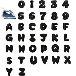 TEMU 36개 귀여운 멀티 컬러 소형 알파벳 자수 패치, 다리미/바느질 의류 추가, 자수 패치용, 의류, 재킷, 모자, 백팩에 적합