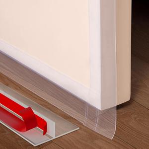 TEMU 20Ft T자형 실리콘 방풍 스트립, 문과 창문용 도어 씰 테이프, 냉기 차단 및 소음 감소