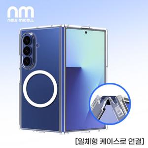 TEMU 뉴미셀 마그네틱 투명 이음 젤리 케이스 갤럭시Z폴드7_F966_