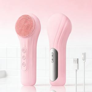 TEMU 휴대용 전기 얼굴 클렌징 브러시는 가정용 미용 기기로, 실리콘 소재의 진동 클렌징 브러시 헤드를 채택하여 피부 자극을 최소화하면서 각질 제거와 모공 내 잔여물 제거에 대한 심층 클렌징 효과를 동시에 제공합니다. 남녀 모두에게 안전하고 효과적인 일상 피부 관리 솔루션으로, 4계절에 적합한 고품질 선물 제품입니다.