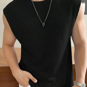 TEMU 남성용 패션 캐주얼 단색 반팔 티셔츠, 부드럽고 피부 친화적이며 편안하고 트렌디하며 활용도 높은 크루넥 반팔 티셔츠 상의 1HLQ17