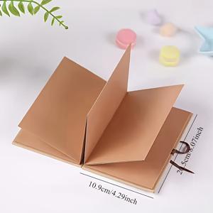 TEMU 확장 및 접이식 어드벤처 테마 스크랩북, 16페이지와 DIY 액세서리 세트 포함. 하드커버 크래프트 페이퍼 포토앨범, 결혼 기념일 또는 발렌타인데이 선물로 완벽