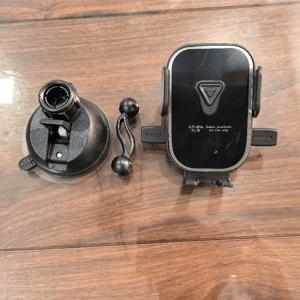 TEMU 원터치 자동 클램프 차량용 휴대폰 거치대, 2-in-1 대시보드 & 에어벤트 홀더, 360° 회전 흔들림 방지 스탠드, 4.7-6.7인치 모든 스마트폰용 범용 핏