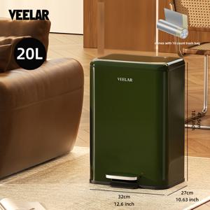 TEMU VEELAR 레트로 클래식 스테인리스 스틸 6L/13L/20L 가정용 상업용 크리스마스 선물 크리스마스 축하 장식용 가정 욕실 거실 침실 상업용 식당 카페 사무실 호텔에 적합