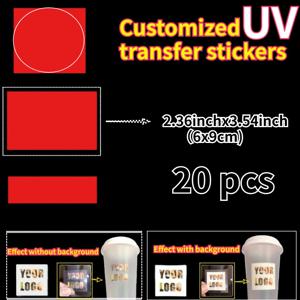 TEMU [맞춤 제작] 개인 맞춤 UV 전사 스티커 3D 라벨 전사 인쇄, 금속/유리/자동차/컵/유리 용품, 가구, DIY 수공예품, 미술 용품, 선물 포장에 적합